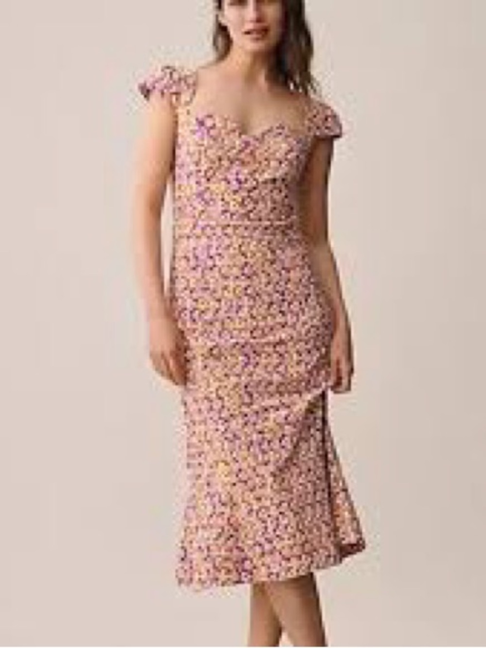 Anthropologie Maeve Cecily Fit & Flare Sweetheart Dress‎ Small